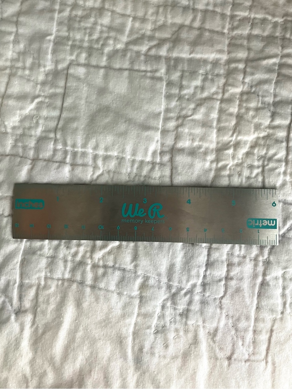 We R Memory Keepers Teal Mat with Magnetic Ruler - Picture 7 of 10